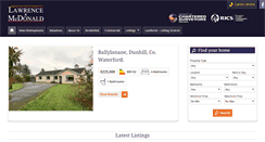 Desktop Screenshot of lawrencemcdonald.ie