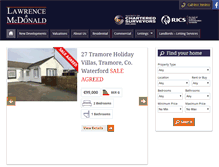 Tablet Screenshot of lawrencemcdonald.ie